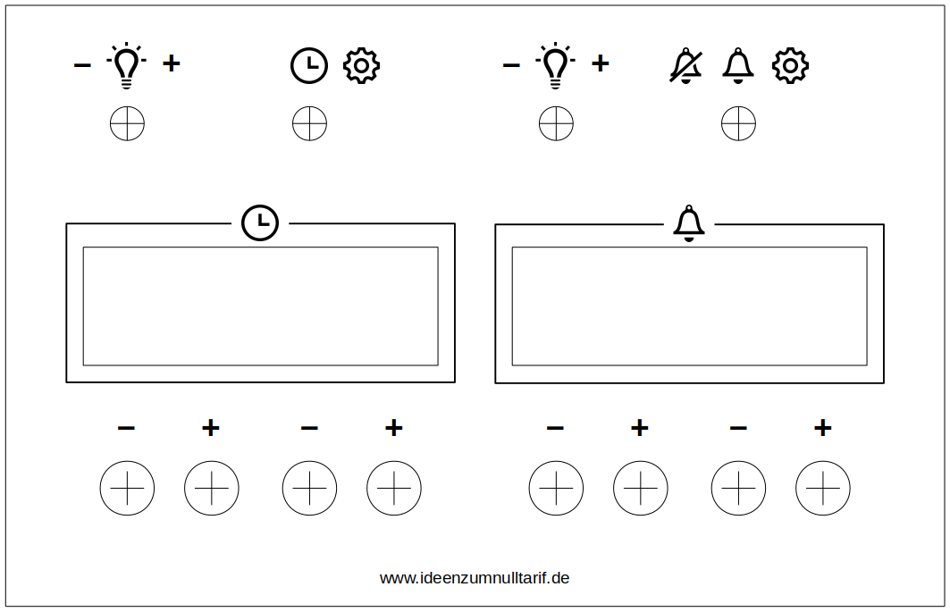 Bild: Einlegeblatt mit Symbolen (international-2)