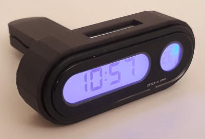 Uhr-Modul, im Halter befindlich